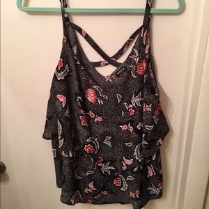 Torrid Floral Tank Top